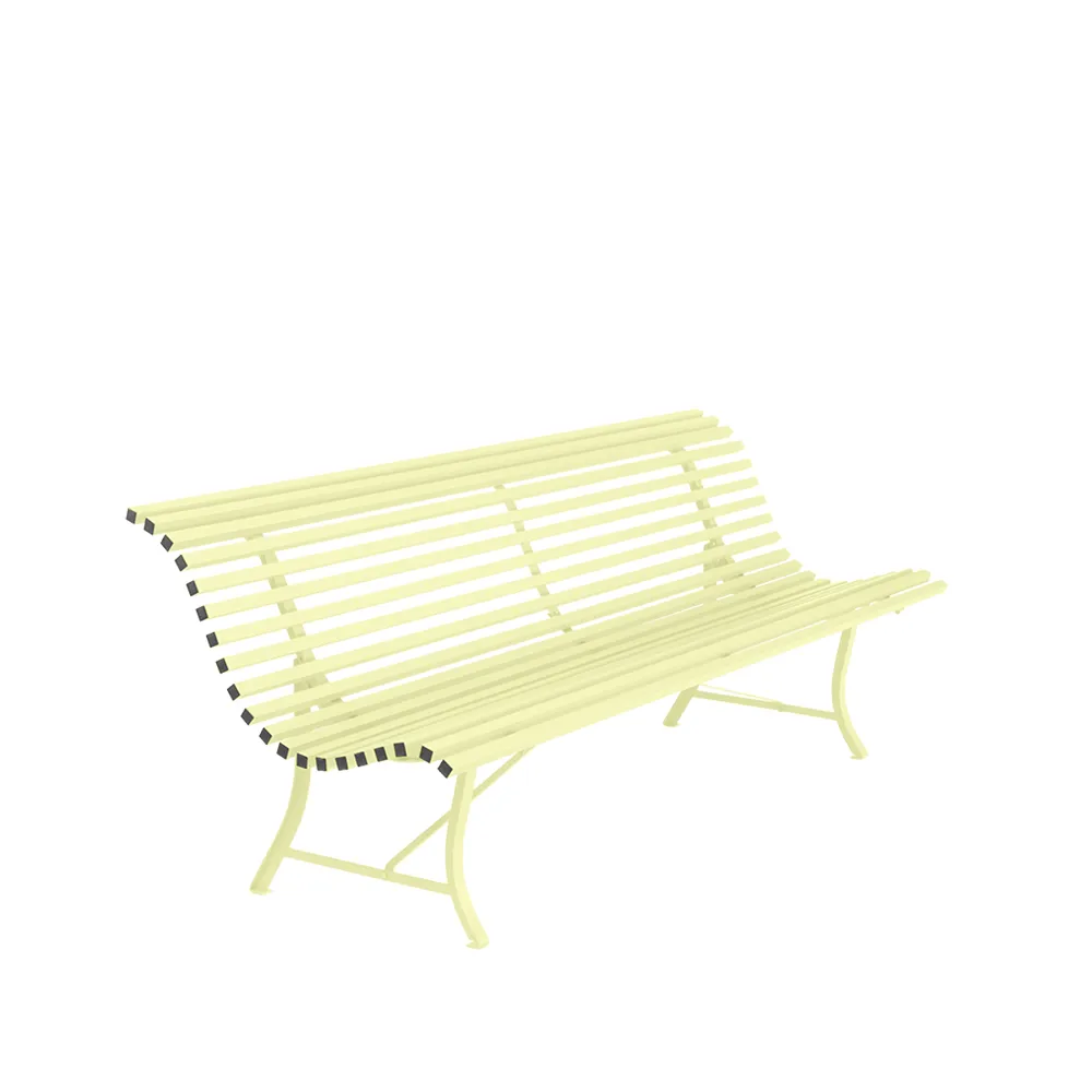 Louisiane benk 200 cm, Frosted lemon (gul) Fermob