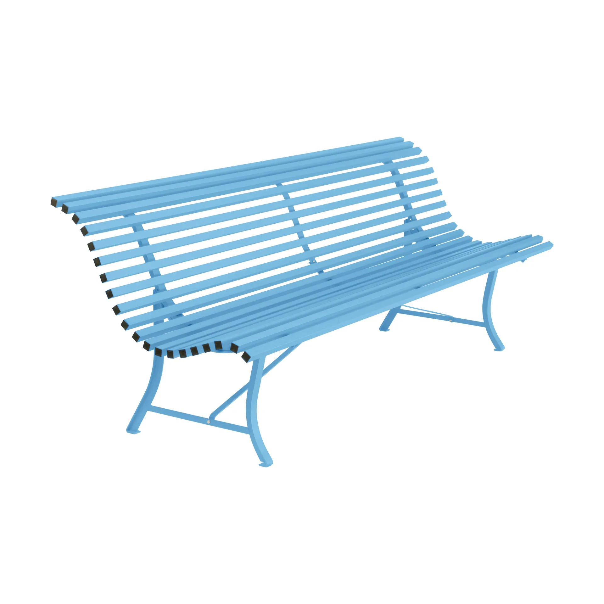 Louisiane benk 200 cm, Maya blue (blå) Fermob