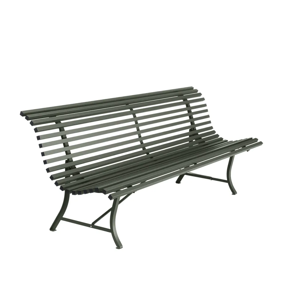 Louisiane benk 200 cm, Rosemary (grønn) Fermob