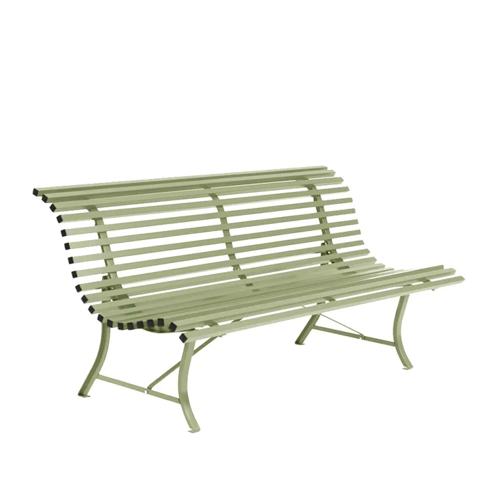 Louisiane benk 200 cm - Willow green (grønn) - Fermob