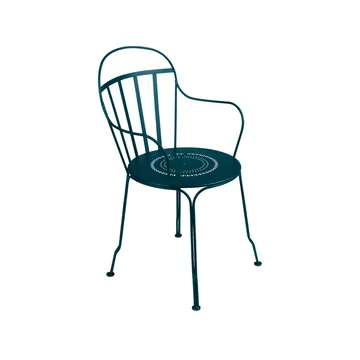 Louvre stol med armlener - Acapulco blue (blå) - Fermob