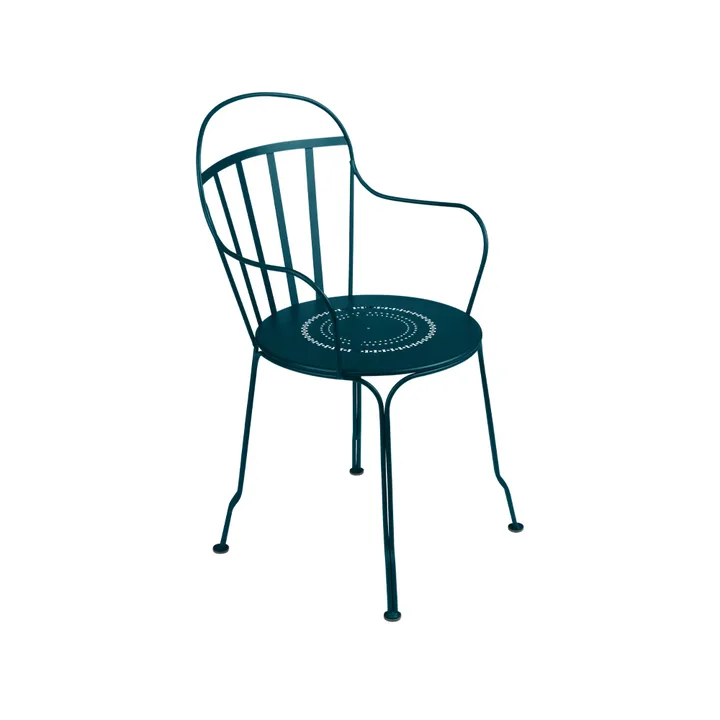Louvre stol med armlener - Acapulco blue (blå) - Fermob