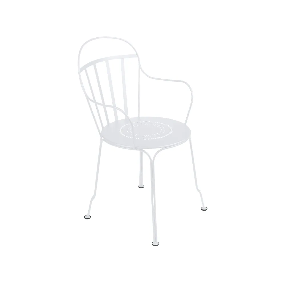 Louvre stol med armlener, Cotton white (hvit) Fermob