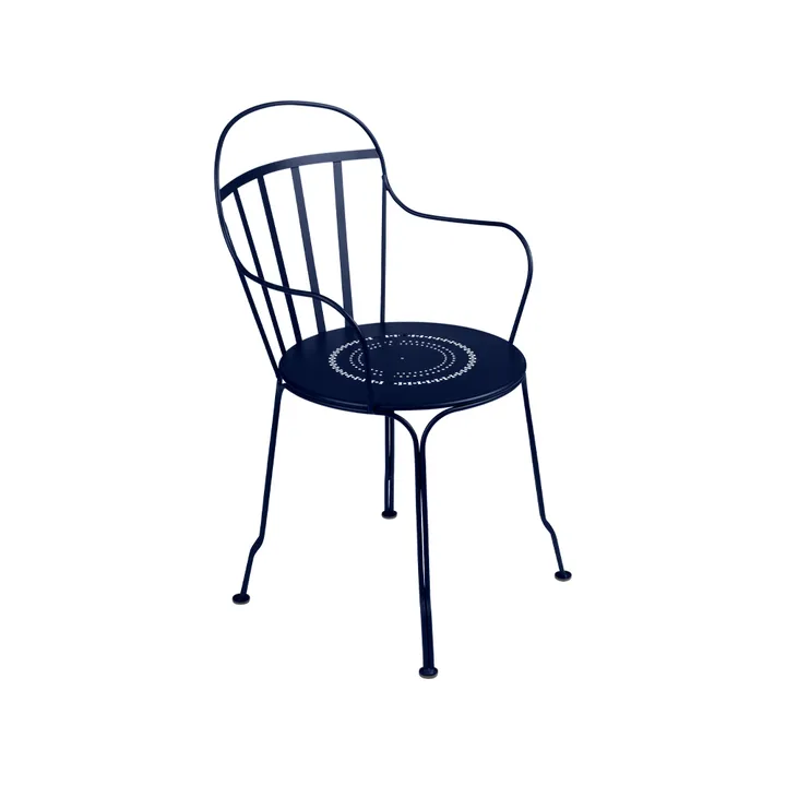 Louvre stol med armlener - Deep blue (blå) - Fermob