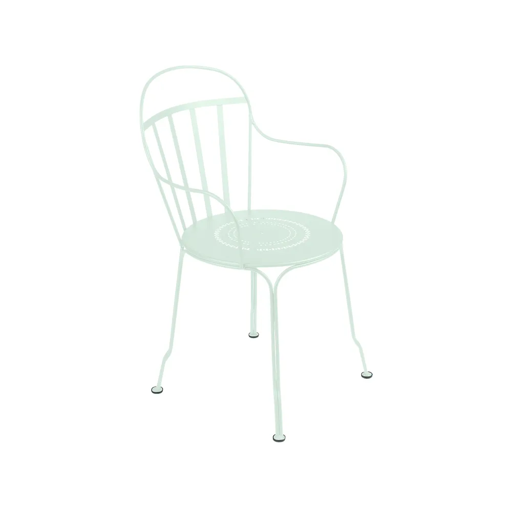 Louvre stol med armlener, Ice mint (grønn) Fermob