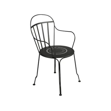 Louvre stol med armlener - Liquorice - Fermob