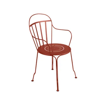 Louvre stol med armlener - Red ochre - Fermob