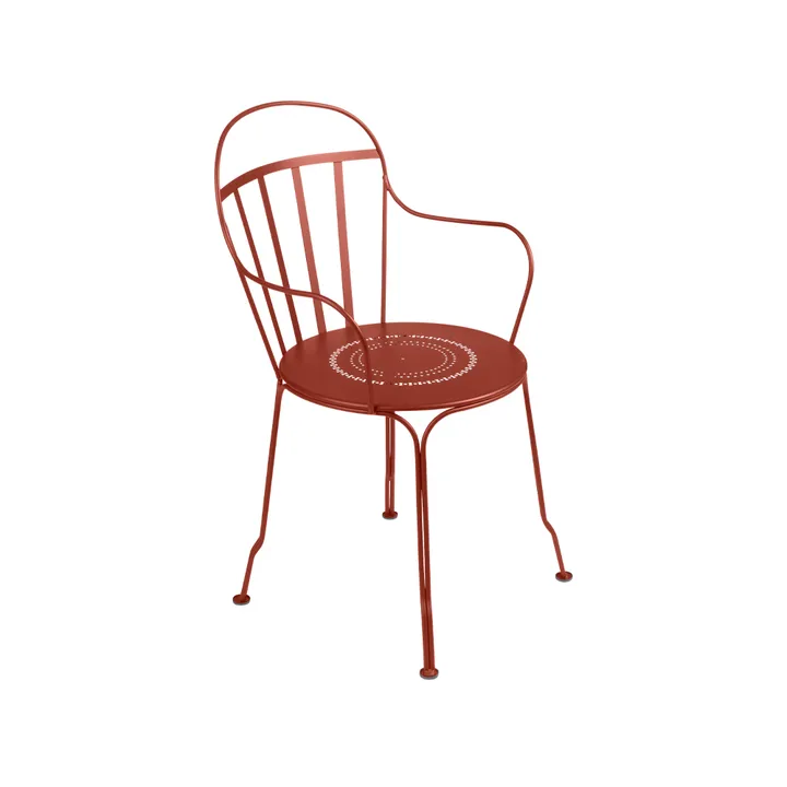 Louvre stol med armlener - Red ochre - Fermob