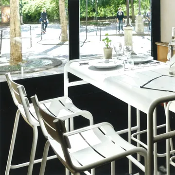 Luxembourg barstol - Cotton white - Fermob