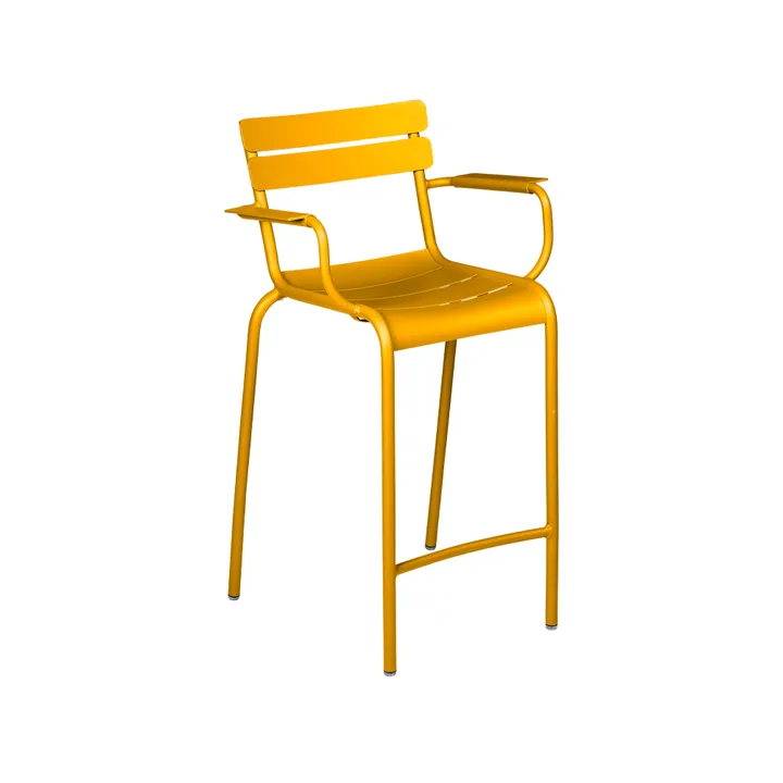 Luxembourg barstol med armlener - Honey - Fermob