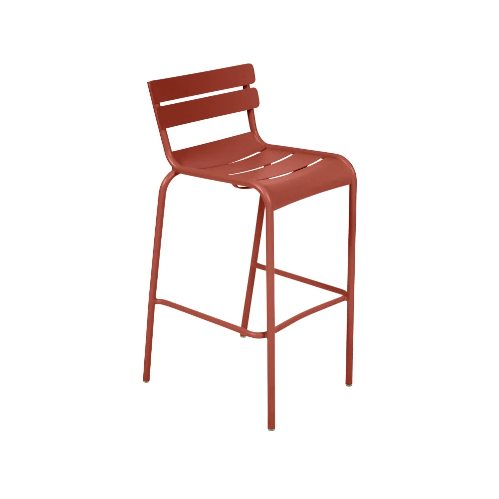 Luxembourg barstol, Red ochre (rød) Fermob