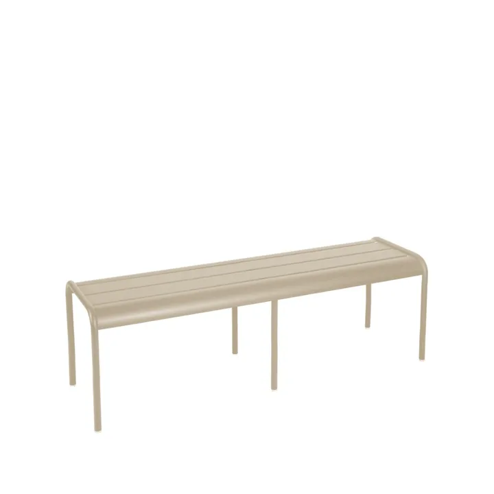 Luxembourg benk - Nutmeg (beige) - Fermob