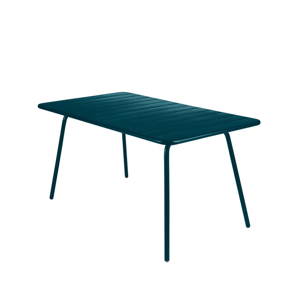 Luxembourg bord 143x80 cm, Acapulco blue (blå) Fermob