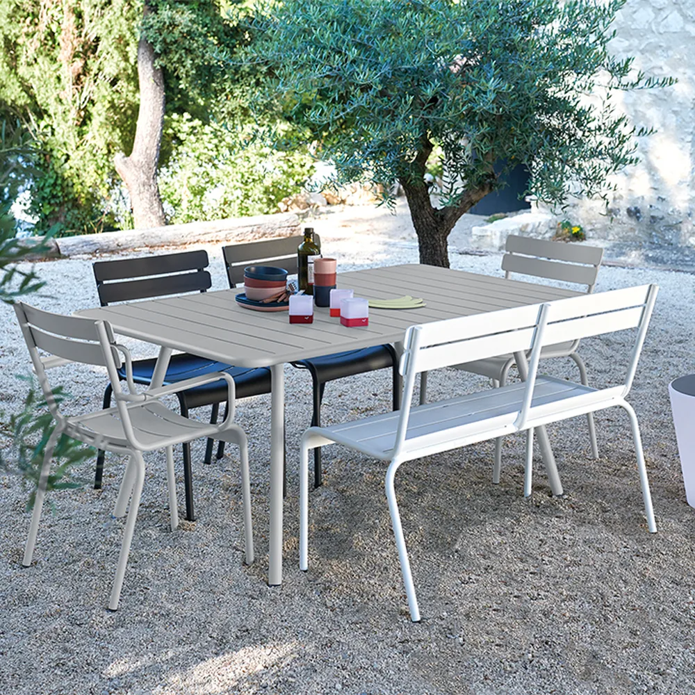 Luxembourg bord 165x100 cm, Liquorice (svart) Fermob
