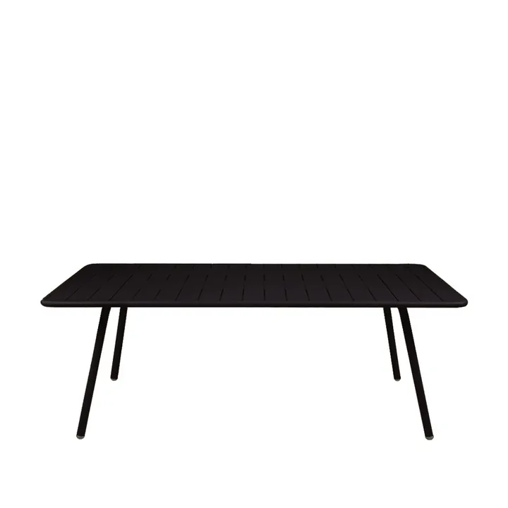 Luxembourg bord 207x100 cm - Liquorice (svart) - Fermob