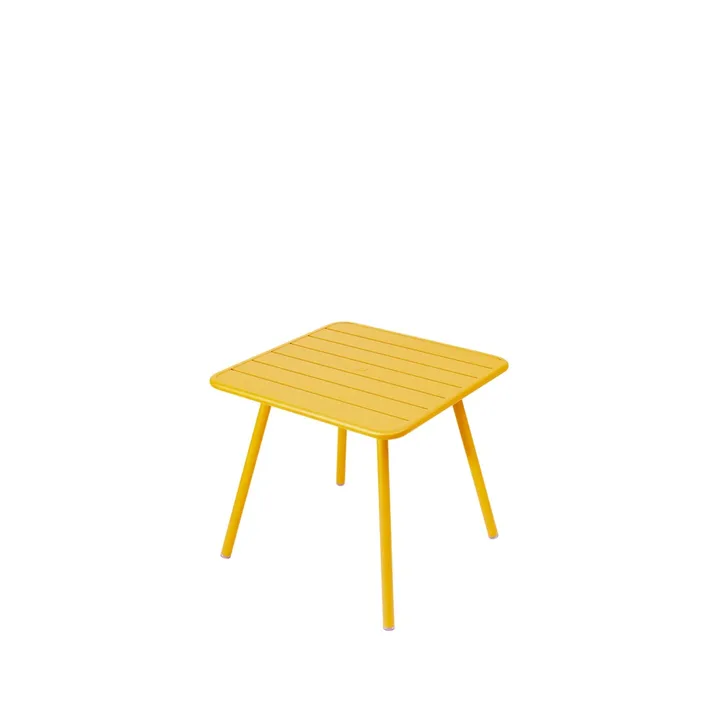 Luxembourg bord 80x80 cm - Honey (gul) - Fermob