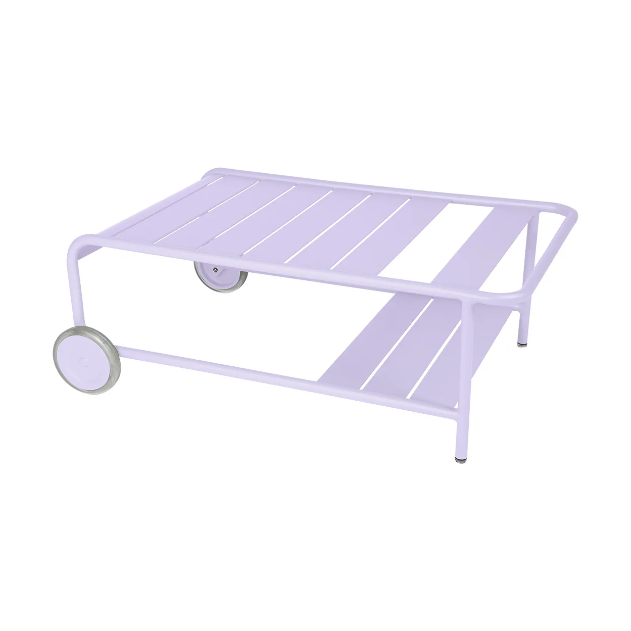 Luxembourg bord, lavt, Marshmallow-med hjul Fermob