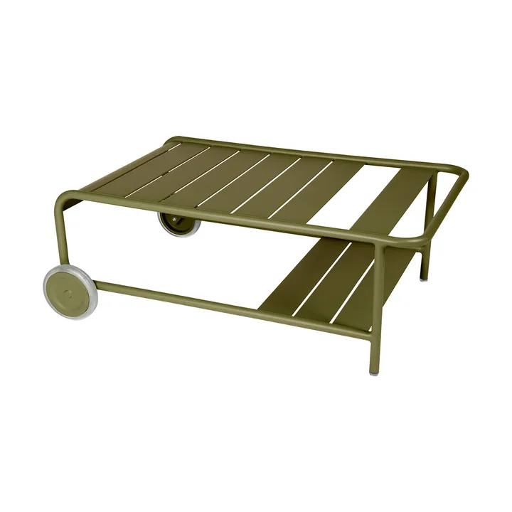 Luxembourg bord, lavt - Pesto-med hjul - Fermob