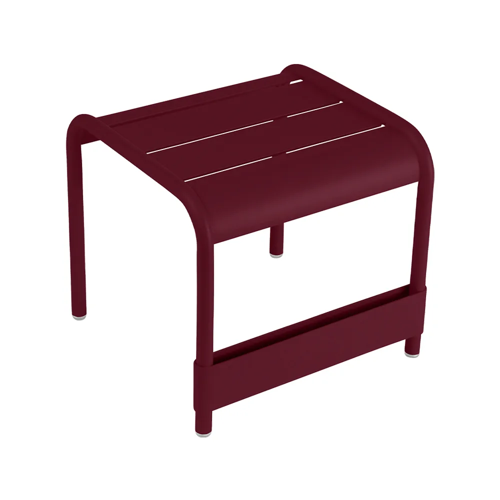 Luxembourg bord/fotskammel, Black cherry (vinrød), small Fermob