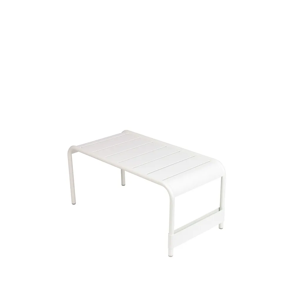 Luxembourg bord/fotskammel, Cotton white, large Fermob