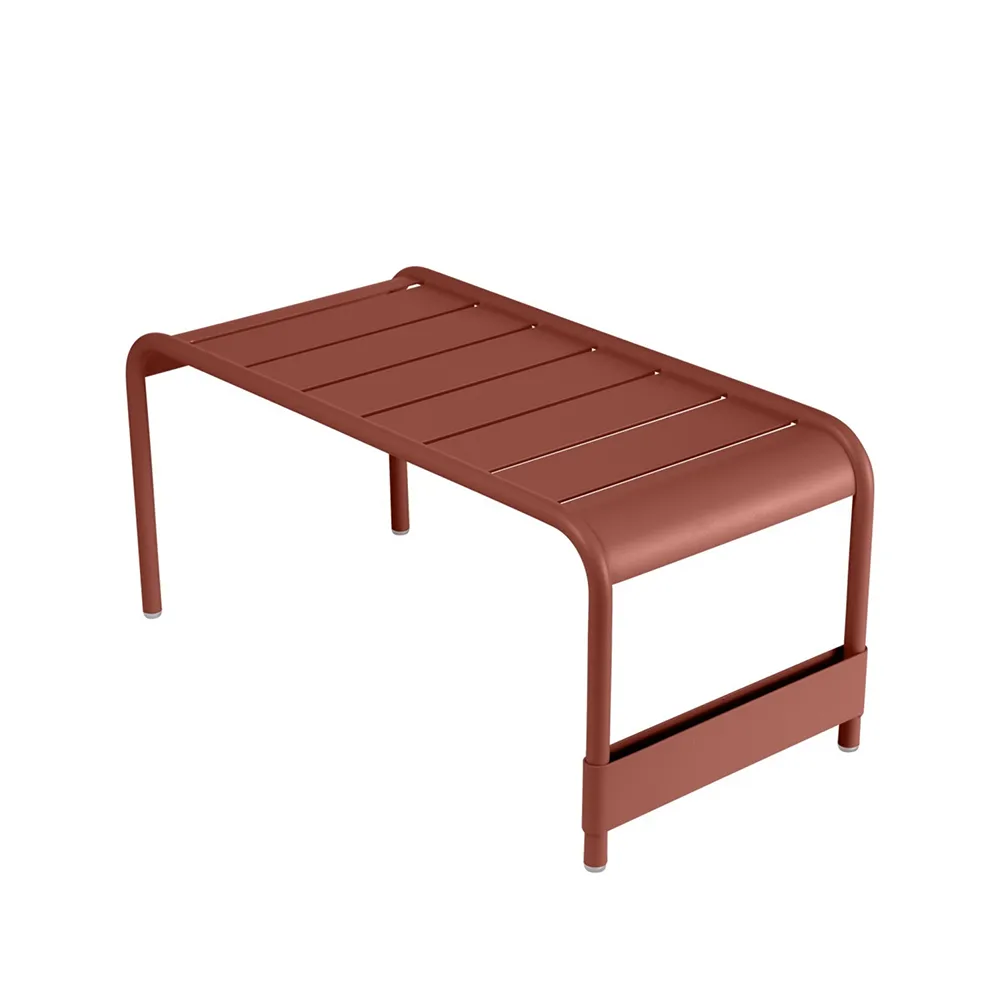 Luxembourg bord/fotskammel, Red ochre (rød), large Fermob
