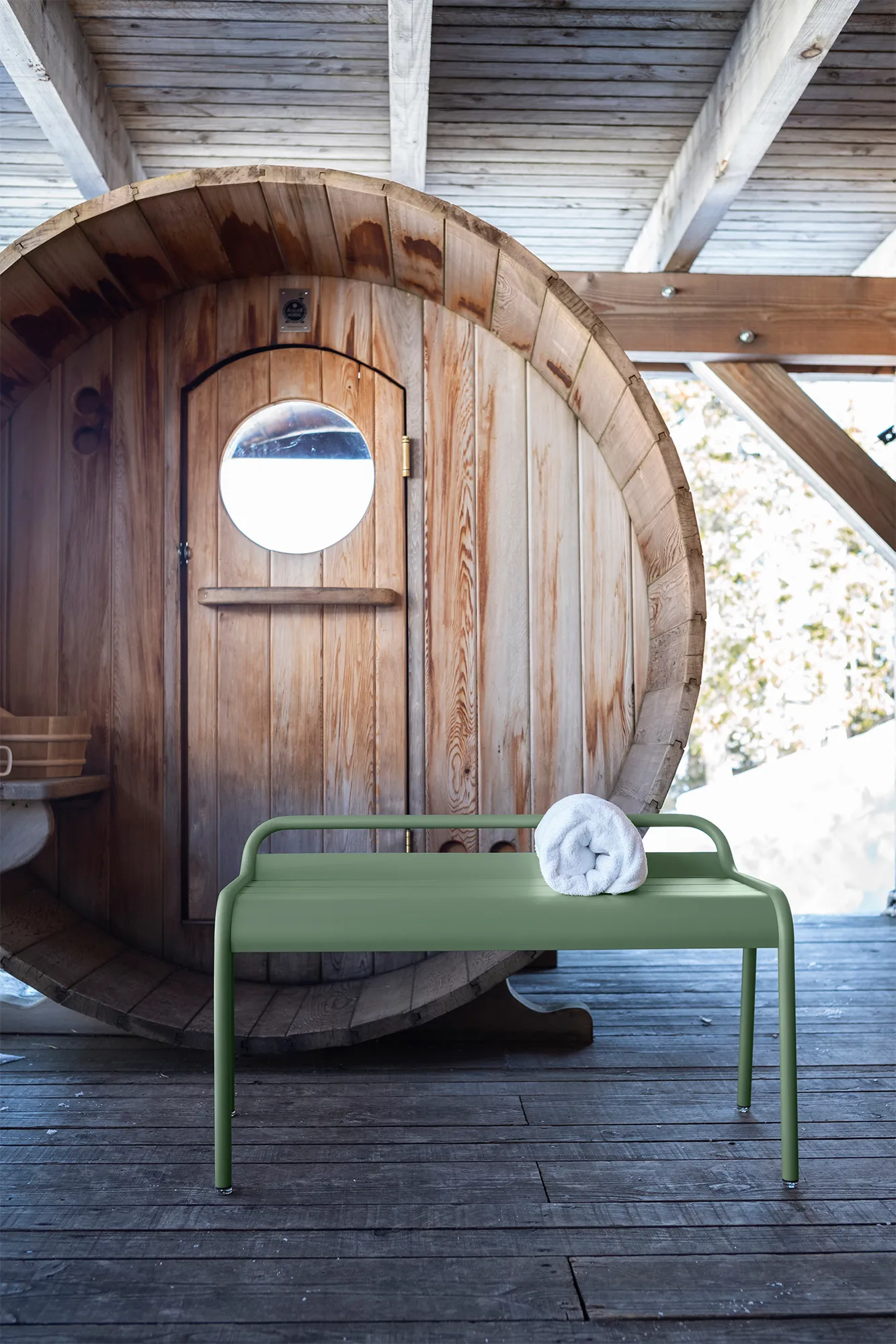 Luxembourg Compact benk, Cactus Fermob