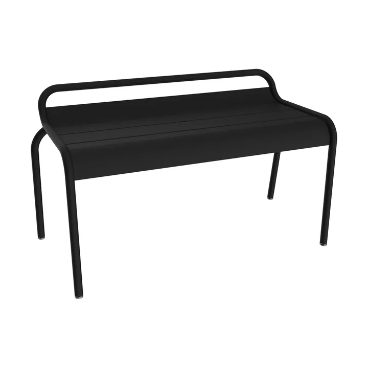 Luxembourg Compact benk - Liquorice (svart) - Fermob