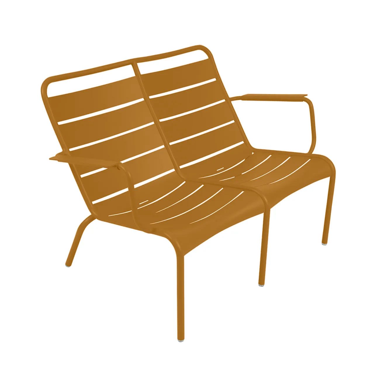 Luxembourg Duo stol med armlener, lav, Gingerbread Fermob