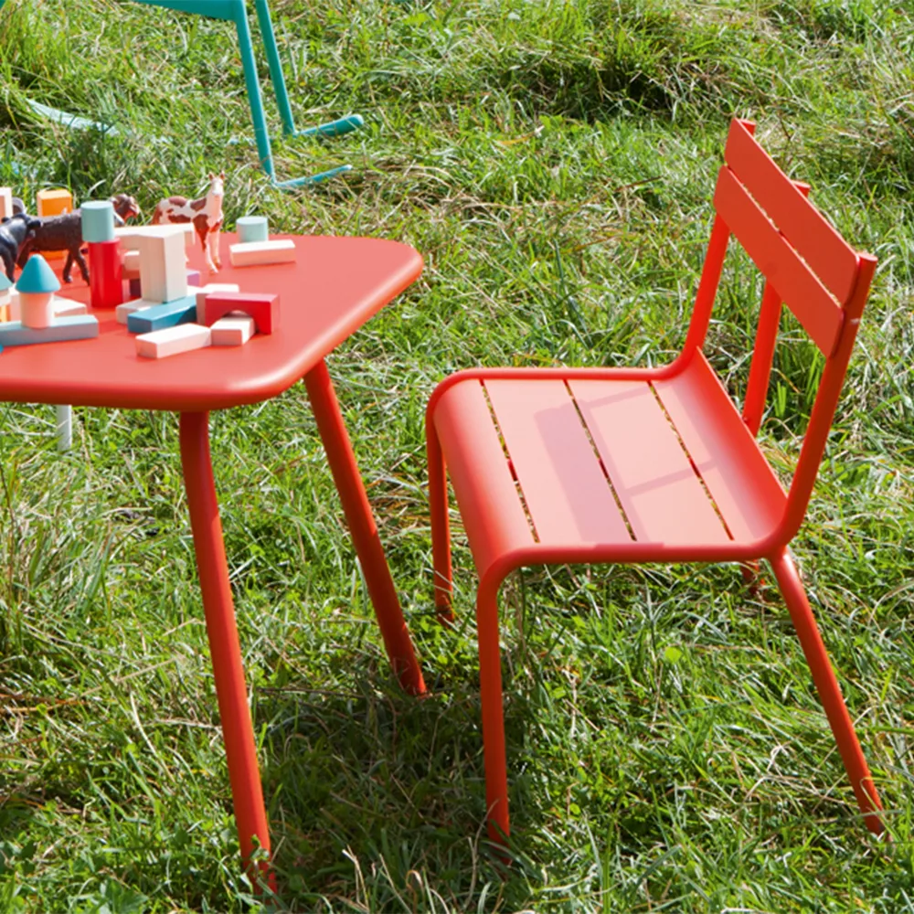 Luxembourg Kid Bench, Acapulco blue (blå) Fermob