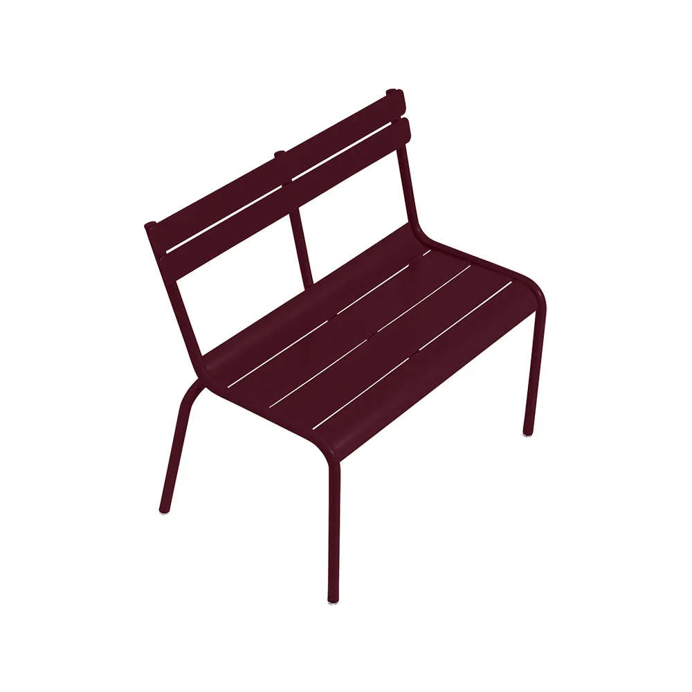 Luxembourg Kid Bench, Black cherry (vinrød) Fermob