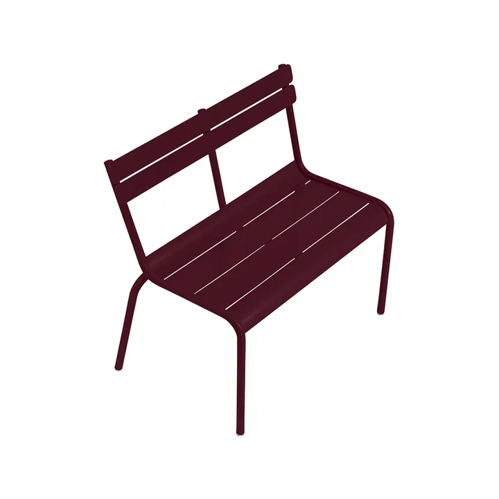 Luxembourg Kid Bench - Black cherry (vinrød) - Fermob