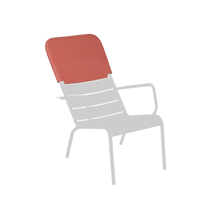 Luxembourg nakkepute - Red ochre (rød) - Fermob