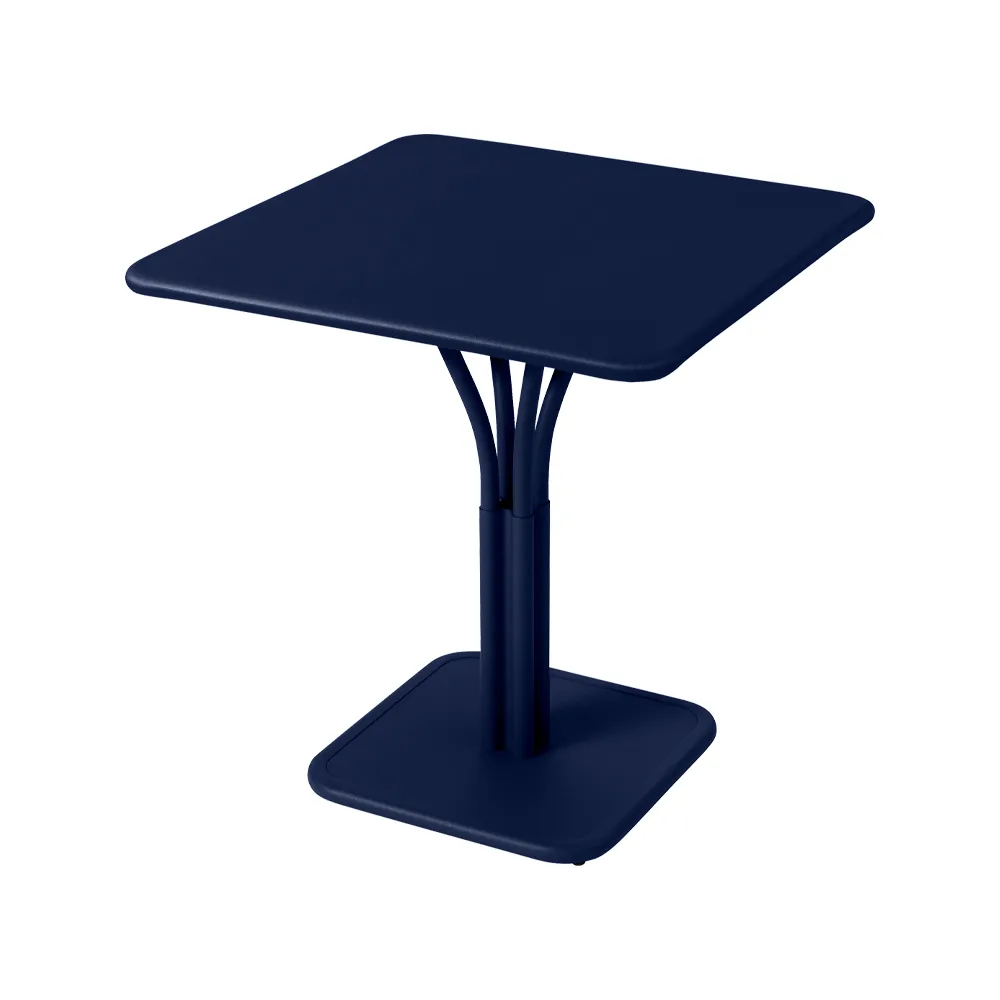 Luxembourg Pedestal bord 71x71 cm, Deep blue Fermob