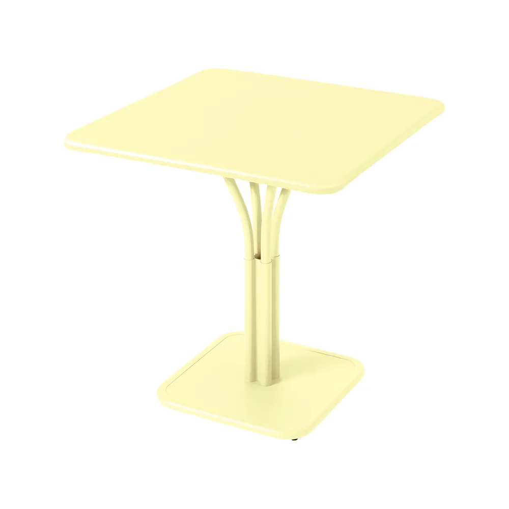 Luxembourg Pedestal bord 71x71 cm, Frosted lemon Fermob
