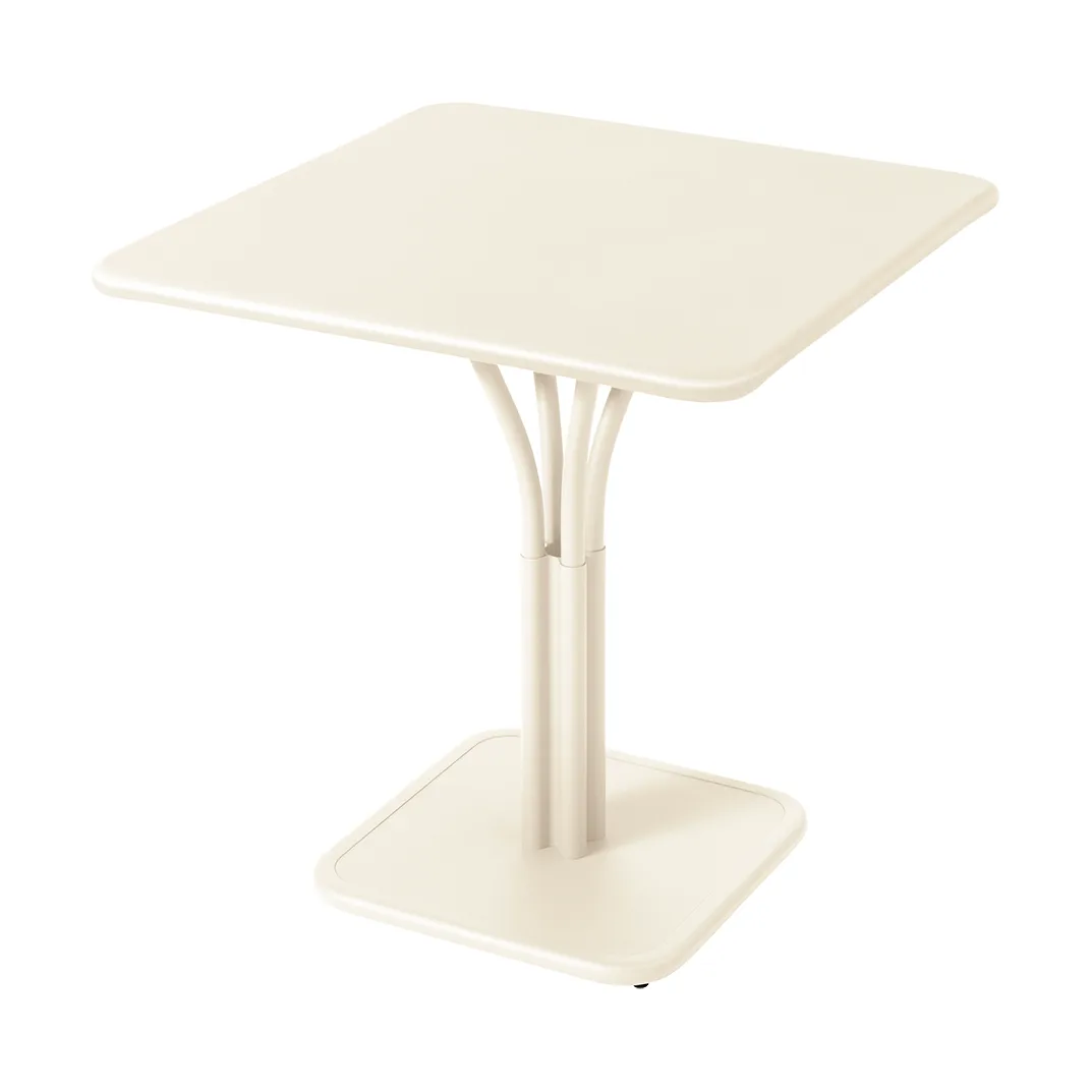 Luxembourg Pedestal bord 71x71 cm, Latte beige Fermob