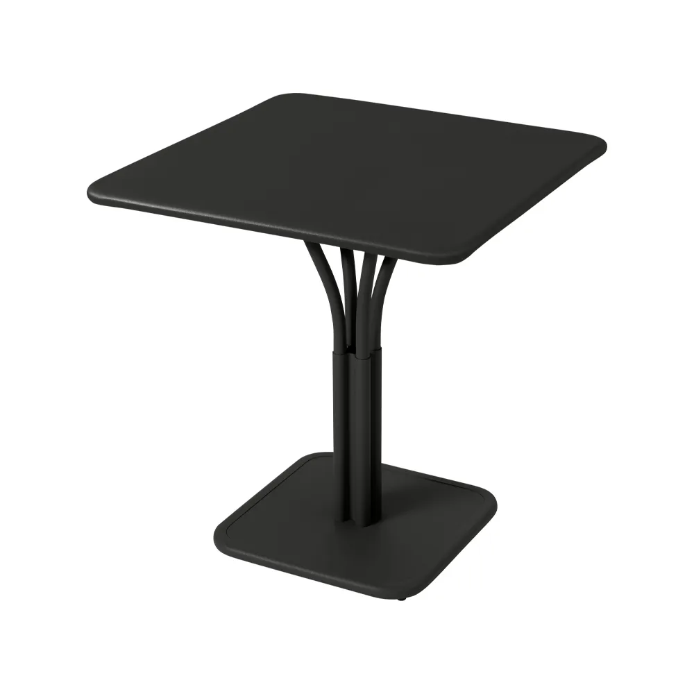 Luxembourg Pedestal bord 71x71 cm, Liquorice Fermob