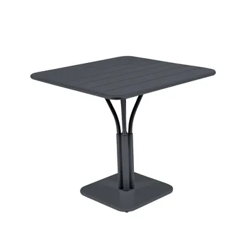 Luxembourg Pedestal bord, kvadratisk - Anthracite - Fermob