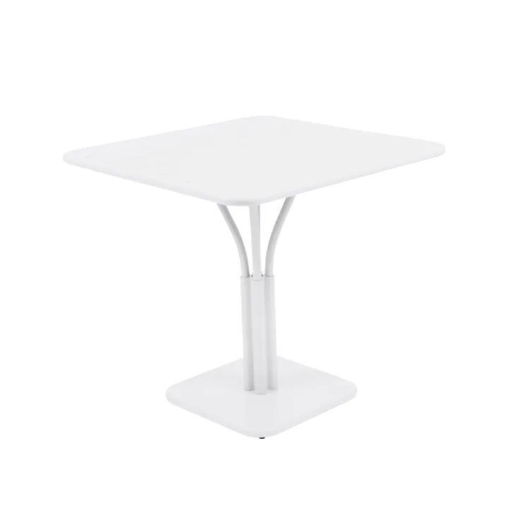 Luxembourg Pedestal bord, kvadratisk - Cotton white - Fermob