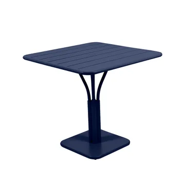 Luxembourg Pedestal bord, kvadratisk - Deep blue - Fermob