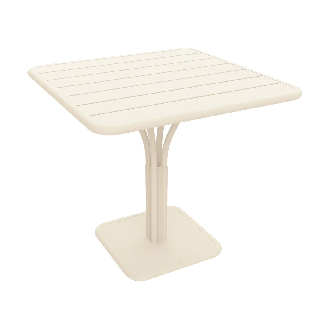 Luxembourg Pedestal bord, kvadratisk, Latte beige Fermob