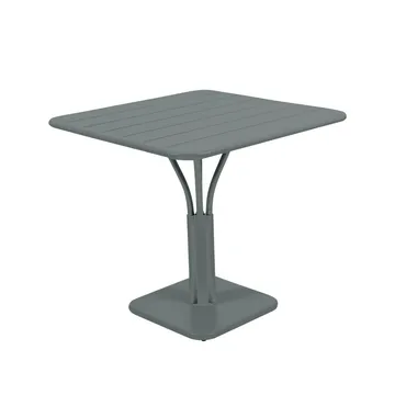 Luxembourg Pedestal bord, kvadratisk - Storm grey - Fermob