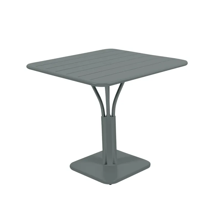 Luxembourg Pedestal bord, kvadratisk - Storm grey - Fermob