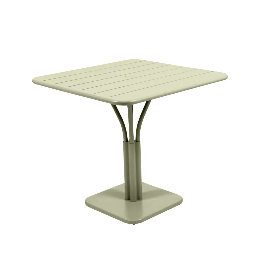 Luxembourg Pedestal bord, kvadratisk, Willow green Fermob