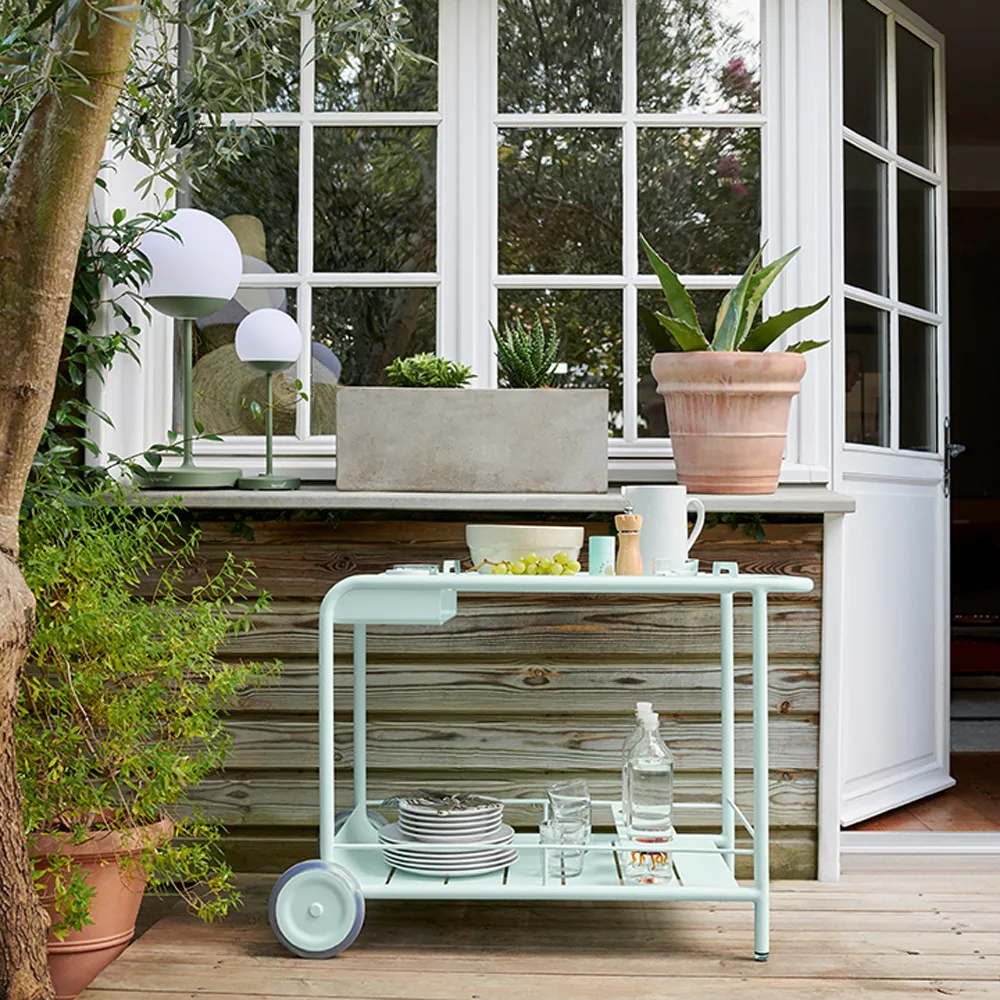 Luxembourg serveringsvogn, Cedar green Fermob