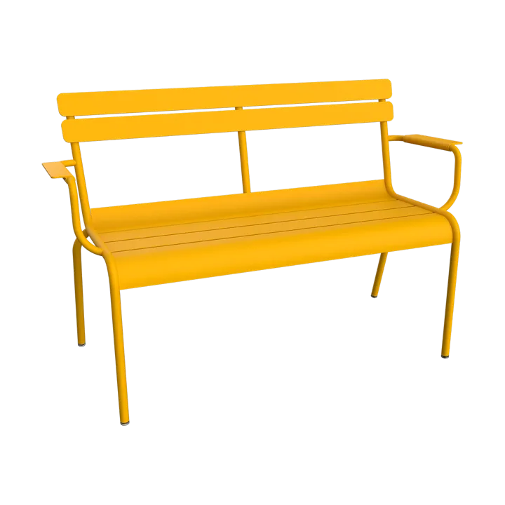 Luxembourg sofa med armlener 131x55,5x86 cm - Honey (gul) - Fermob