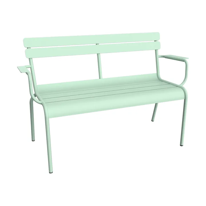 Luxembourg sofa med armlener 131x55,5x86 cm - Ice mint - Fermob