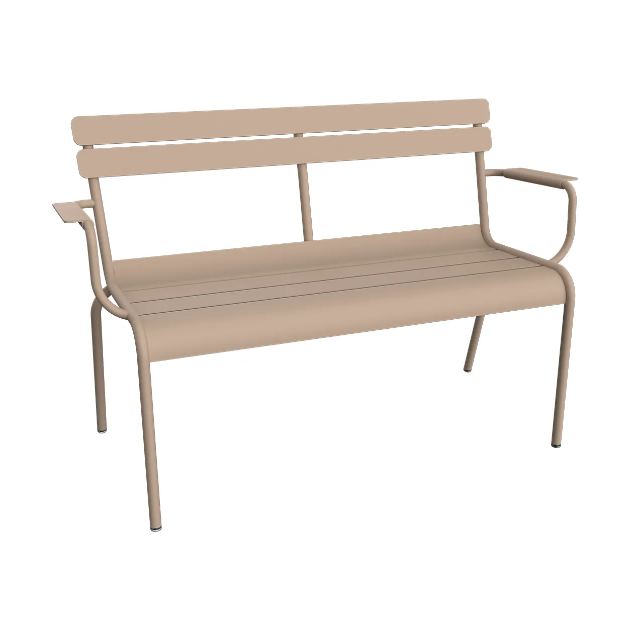 Luxembourg sofa med armlener 131x55,5x86 cm, Nutmeg (beige) Fermob