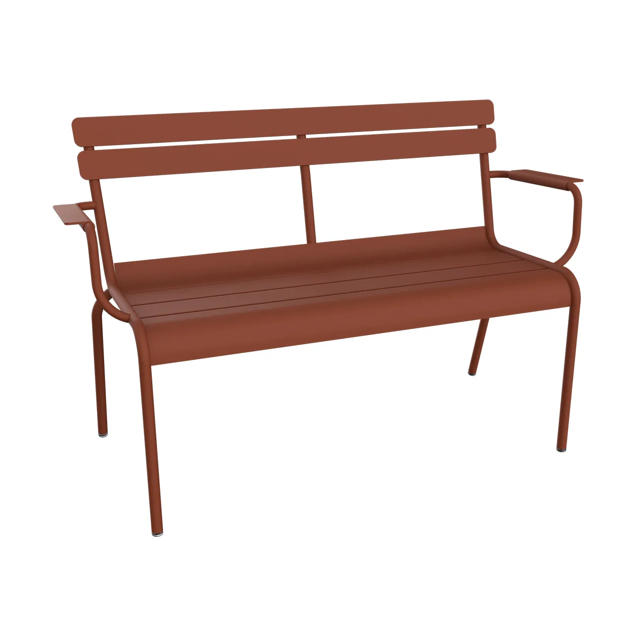 Luxembourg sofa med armlener 131x55,5x86 cm, Red ochre (rød) Fermob