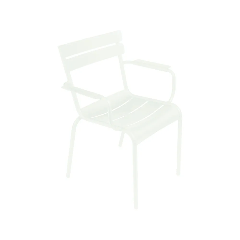 Luxembourg stol med armlener, Cotton white (hvit) Fermob