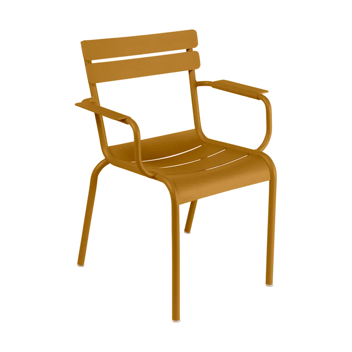 Luxembourg stol med armlener - Gingerbread - Fermob